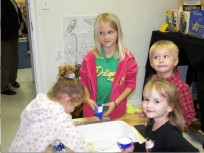 Children at the Ribbon Cutting Ceremony